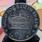 Sandon B c Canada 1898 Silver City Mining G f  1 00 Merchant Trade Token Sp7290