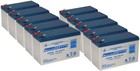 Ps-1270 12 Volt 7 Ah Sla Battery  250 F2 Terminal - 10 Pack