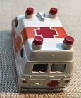 Aurora Original Afx Ho Slot Car White   Orange Rescue Van Body Factory Tissue