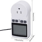Digital Thermostat Outlet Plug Electronic Timer Switch Controller Us