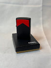 1997 Zippo Lighter Marlboro Cigarettes Sticker Sealed Red Roof Black Matte W box