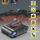 4k Mini Projector Led 1000 Lumens1080p Wifi Portable Home Theater
