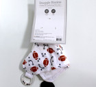 Modern Baby Football Plush Snuggle Blankie Lovey Security Blanket Rattle Teether