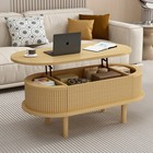 Modern Lift Top Coffee Table Wood Center Table W hidden Storage For Living Room
