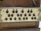 Antique Wood Bell Harp Co Acoustic Zither Auto Harp 40 Metal Strings Sn 569