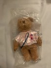 Avon Breast Cancer Crusade Bear Sealed In Bag Pink Ribbon Small Stuffed Animal