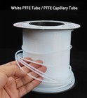 White Ptfe Tubing Small Hose 0 3-3 5 Mm Id   0 6-5 Mm Od Ptfe Tube For 3d Printer