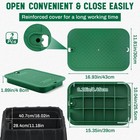Irrigation Valve Box Cover 12x17 Inch - 2 Pcs Sprinkler Valve Protection