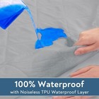 Waterproof Cot Mattress Pad Quilted Fitted Protector For Narrow Twin Bed 30 x75 