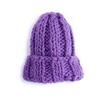 Thick Beanie Warm Wool Knit Hat Baggy Cap Cuff Slouchy Skull Hats Ski Men Women