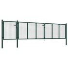 Garden Gate Patio Furniture Outdoor Fence Door Entrance Gate Steel Vidaxl