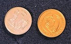  2  Token-coins 1973 Gasparilla Pirate Festival Tampa Fl 1 5  Vintage Mardi Gras