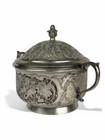 A Persian 84 Silver Handmade Sugar Bowl