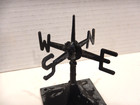 Vtg Cast Aluminum Weathervane Small Not Complete Needs A Painting Read