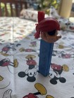 Vintage Pez Pirate Dispenser No Feet Austria     1970s Htf     Blue Stem     Rare