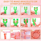 24 Colors Rubber Band Bracelet Kit For Kids Ages 6 