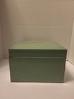 Vtg Metal Project Box Lit-ning Business Accessories  59-hc Green 6 X 8 1 2 X 9