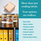 White Sticker Return Address Labels     1 75  X  5      Laser inkjet Compatible       