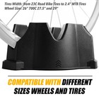 Cyclingdeal Indoor Trainer Bike Front Wheel Riser Block With 3 Different Heights