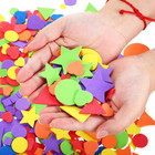 1500 Pieces Self Adhesive Foam Stickers Mini Geometry Shapes Eva Foam Stickers F