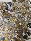 Huge Lot Vtg Keys House Cars Door Padlock Chests Brass Steel Nice Variety 5 5 
