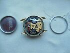 Runs for Repairs  Ss plated  1976 Bulova Accutron  17 Jewels U s a  Leather Band