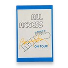 1986-98 Bonnie Raitt Tour Unused Satin And Card Backstage Show Passes Lot Of 12