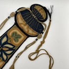 Antique Chinese Qing Dynasty Silk Embroidered Purse Bag Pouch 19th Century