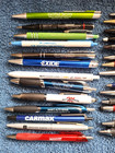 Lot Of 27 Advertising Pens Mixed Brands As is Untested All Automotive