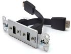 Cables To Go Dual Hdmi Pass Through Decorative Wall Plate F f Aluminum 39875