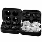 Silicone 3d Skull Ice Cube Tray Maker Round Ball Sphere Mold Whiskey Cocktails