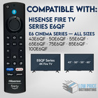 New Original Hisense Fire Tv Erf3c84h Voice Remote Control W netflix Disney 