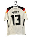 Adidas Germany Muller Soccer 2024 Home Jersey Slim Fit Shirt  Size M