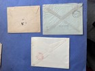 Lot X3 Covers 1890s Grant 5c Stamps To Sweden   England   South Africa   L  k  