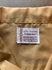 Vintage 50s-60s Jc Penny Towncraft Gold Button Up Casual Dress Shirt Size Medium