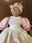Vintage Cloth Toaster Cover Doll Pink Dress White Apron Farmhouse Kitchen Decor
