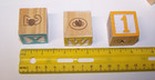 30 Wood  Abc Blocks Parrot Bird Toy Parts Wood Blocks Wooden 1-1 8  W  Hole