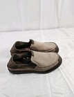Crocs Walu Slip On Canvas Tan Color Loafers Shoes Mens Sz 9 Boat Shoes 