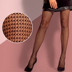 Italian Import Bc Donna Dixie Geometric Fishnet Tights Black