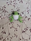 1 Crochet Mini Frog Handmade Frog Jointed Mini Frog Froggy Happy Frog Crocheted