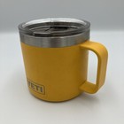 Yeti 14 Oz Mug Rambler Retired Alpine Yellow   Lid Missing The Slider