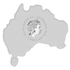 Australia Map Shaped Coin Series 2016 Dingo 1 Oz Silver Proof Coin