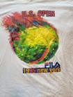Vtg 1995 Us Open Tennis Fila Single Stitch Shirt L Flushing Nyc Bin