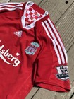 Liverpool 2008 2009 Home Shirt Jersey Adidas 313214 Sz M Men  8 Gerrard            