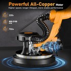 9  Drywall Sander 750w Pure Copper Motor Auto Vacuum Foldable Led 110v Us Plug