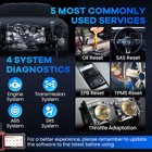 Obd2 Scanner Automotive Car Diagnostic Scan Tool Engine Abs Srs T cm Code Reader