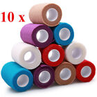 10 Self Adherent Roll Wrap Tape Lot Bandage Elastic Medical Rolls 3 In X 5 Yards