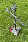 Vintage Boxer Weathervane  Taken Off Vermont Barn  Hard To Find 