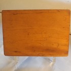 Jesus Salmon Antique Marquetry Playing Card Box- Mexico- Wood Inlay Village Aces
