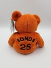 Salvino s Bamm Beano s  bammers  Barry Bonds  25 Orange Plush Bear Aug 1998 Vtg